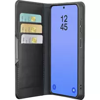 Cellularline Book Agenda dėklas Samsung Galaxy S26 Ultra, knygos stiliaus, su dirbtinės odos apdaila, magnetiniu užsegimu, RFID apsauga ir stovo funkcija