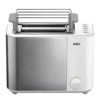 Braun GRILLE-PAIN HT5015WH 13 nustatymai 2 riekėms 1000 W Pilka, Balta