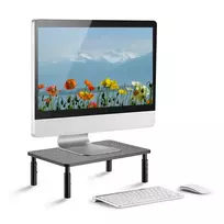 Techly Monitor / Nešiojamojo kompiuterio stovas juodas, laisvai pastatomas, 20 kg, aukščio reguliavimas