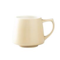 ORIGAMI - 200 ml matinės smėlio spalvos aromatinis puodelis, ORIGAMI - 200ml Matt Beige Aroma Cup