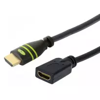 Techly HDMI High Speed su Ethernet prailginimo kabelis 4K 30Hz M/F 3,0 m