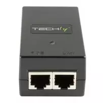 Techly I-SWHUB-1500STY PoE adapteris Fast Ethernet 48 V
