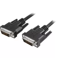 Techly DVI-I laidas monitoriui analoginis/digitalinis M/M Dual Link 1,8 m (DVI-8900)