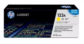 Originalus HP 123A geltonas lazerinio spausdintuvo kasetė, 1 vnt.