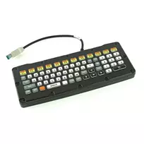 Zebra KYBD-QW-VC80-S-1 klaviatūra medicininė USB QWERTY JAV anglų Juoda, Geltona