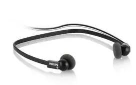 Philips LFH0234 ausinės laidinės po smakru muzika juodos
