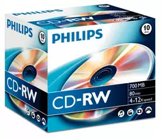 Philips CD-RW CW7D2NJ10/00 – perrašomas kompaktinis diskas 700MB