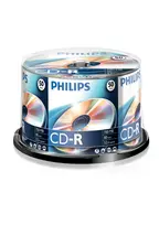 Philips CD-R CR7D5NB50/00 įrašomi kompaktiniai diskai, 50 vnt., 700MB, 52x