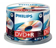 DVD+R Philips DR4S6B50F/00 4.7GB 120min