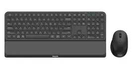 Philips 6000 serijos SPT6607B/31 klaviatūra su pele, universali RF belaidė + Bluetooth, juoda