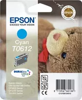 Epson Teddybear Cyan kasetė T0612 DURABrite Ultra rašalas, 8 ml, 1 vnt.