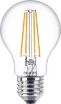 LED kaitrinė lemputė Philips A60 7W (atitinka 60W) E27 skaidri 2700K 2 vnt.