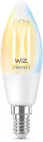Išmanioji lemputė WiZ Filament Candle skaidri 4,9W C35 E14 Wi-Fi balta