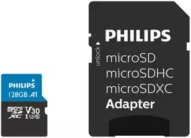 Philips FM12MP65B 128GB MicroSDXC UHS-I Class 10 atminties kortelė