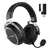 HATOR Hypergang 3 Wireless belaidės ausinės su mikrofonu, USB-C / USB-A, Bluetooth, juodos