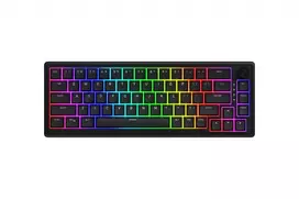 HATOR Skyfall 65 laidinė mechaninė klaviatūra, USB-C, Aurum Sterling jungikliai, 70M paspaudimų, RGB, juoda, 790g