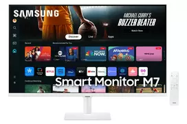 Samsung M70D kompiuterio monitorius 81,3 cm (32 colių) 4K Ultra HD LED baltas