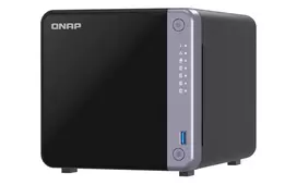 QNAP TS-432X-4G NAS/serveris su 4 vietomis, 10GbE, 4GB DDR4, juodas