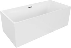 Mexen Nita laisvai pastatoma vonia 170 x 80 cm, balta, praleidimo anga gun metal - 52091708000-95