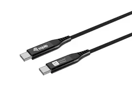 Equip USB 4 itin plonas C į C laidas, 1,2 m, PD240W, 4K/60Hz, 40Gbps, juodas