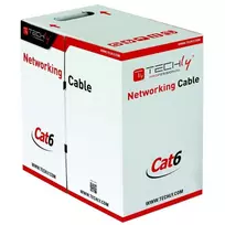 Techly ITP-C6F-FL tinklo kabelis 305 m Cat6 F/UTP (FTP) pilkas