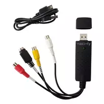 Techly I-USB-VIDEO-700TY vaizdo signalo keitiklis 720 x 576 pikseliai