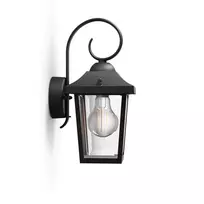Philips myGarden Buzzard lauko sieninis šviestuvas 60W E27 juodas aliuminis (be lemputės)