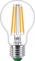 LED lemputė Philips Classic 60W atitikmuo, E27 skaidri šilta balta, 3 vnt. pakuotė, energijos klasė A