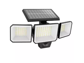 Saugos apšvietimas Philips Securit 8.7W LED saulės 5000K, 4V baterija, juodas plastikinis korpusas