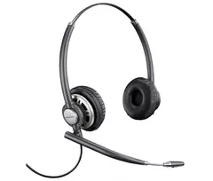 Ausinės HP POLY EncorePro 720 Binaural laidinės, Quick Disconnect, 80–20000 Hz, 0,89 m laidas, juodos