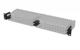 MikroTik RB5009 montavimo rinkinys 1U lentynai, juodas, modelis 59852