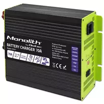 Įkroviklis QOLTEC 51917 LiFePO4/AGM/GEL/SLA akumuliatoriams, 70 A išėjimas