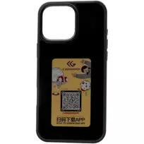 Dėklas RealPower 504408, skirtas iPhone 16 Pro Max 17,5 cm, juodas