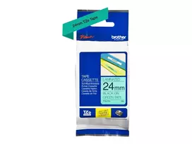 Brother TZe 751 - Laminiertes Band - Schwarz auf Grün - Rolle (2,4 cm x 8 m) - 1 Rolle(n) - für P-Touch PT-2420, 2430, 2450, 2460, 2470, 2480, 2700, 2