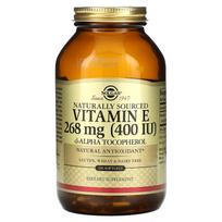 Solgar, natural source vitamin E, 268mg (400IU), 250 softgels