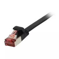 Synergy 21 Patch Laidas RJ45, CAT6 250MHz, 10m juodas, FTP (U/FTP), TPE (Superflex), plokščias