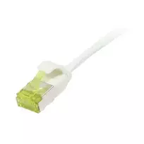 Patch laidas RJ45, CAT6A 500MHz, 5m, baltas, U/FTP, plonas apvalus d=3,8mm, TPE/LSZH (Superflex), AWG32, su Cat.7 žaliava, Synergy 21 (S217327V3)