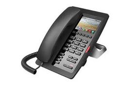 IP telefonas Fanvil H5 Juodas – 3,5 colio LCD (480×320), Fast Ethernet, VxWorks, laidinis ragelis