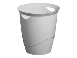 Durable 776010 apvali plastikinė šiukšliadėžė pilka 16 l