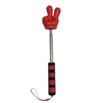 Telescopic Rod Finger Reading Sticks Finger Design Whiteboard Hand Pointer  School Office Supplies Red-01