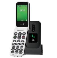 Doro Leva E30 sulankstomas telefonas 2,8 colio 1150 mAh juoda balta