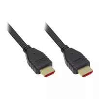 Alcasa 4521-010 HDMI laidas 1 m - 4800Gbit/s - ARC - juodas