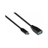 Good Connections 2811-OTG - 0,1 m - USB C - USB A - USB 3.2 Gen 1 (3.1 Gen 1) - 5000Mbit/s - Juoda