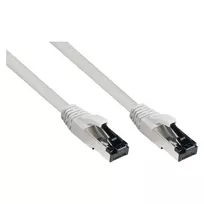 RNS Patch Laidas Cat. 8.1, S/FTP, PiMF, Halogen-Free (LSZH), CU, AWG26, 2000MHz, 40Gbit/s, Pilka, 3m, G (8080L-030)