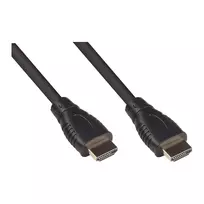 HDMI 2.0b laidas, 4K / UHD @60Hz, 18Gbit/s, auksu padengti kontaktai, juodas, 3 m, Good Connecti (4520-030)
