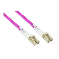 Alcasa LW-P820LC4 Šviesolaidinis kabelis 20 m LC/UPC OM4 Cappuccino - Violetinė - Balta (LW-P820LC4)