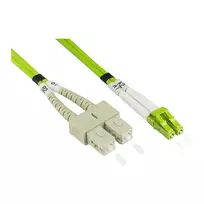 Alcasa LW-8005LS5 Skaidulinis optinis kabelis 0,5 m LSZH OM5 LC SC Žalias (LW-8005LS5)