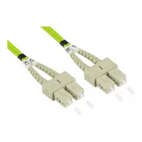 Alcasa LW-8005SC5 Skaidulinis optinis kabelis 0,5 m LSZH OM5 SC Žalias