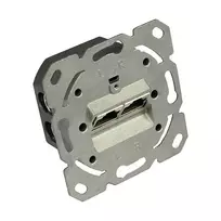 Netzwerkdose Cat. 6A, 2xRJ45, geschirmt, vertikale Kabelzuführung, ohne Zentralstück/-Abdeckrahmen, Good Connections (GC-N0051)