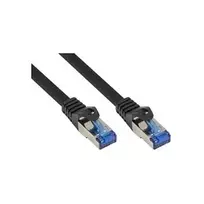 Alcasa 8060-SF100S tinklo kabelis 10 m Cat6a S/FTP (S-STP) juodas (8060-SF100S)